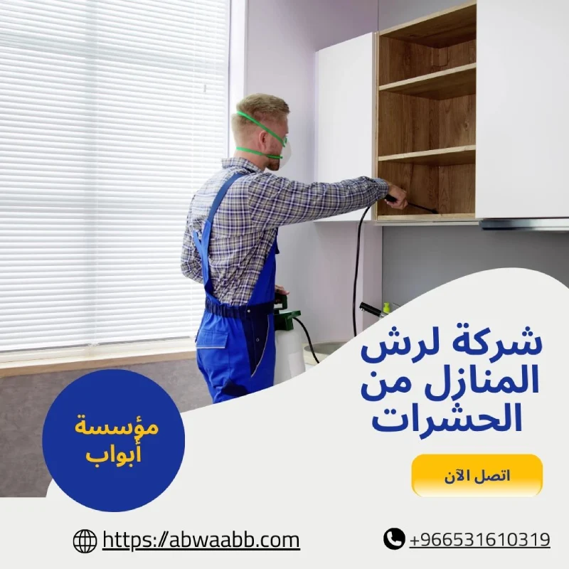 شركة لرش المنازل من الحشرات