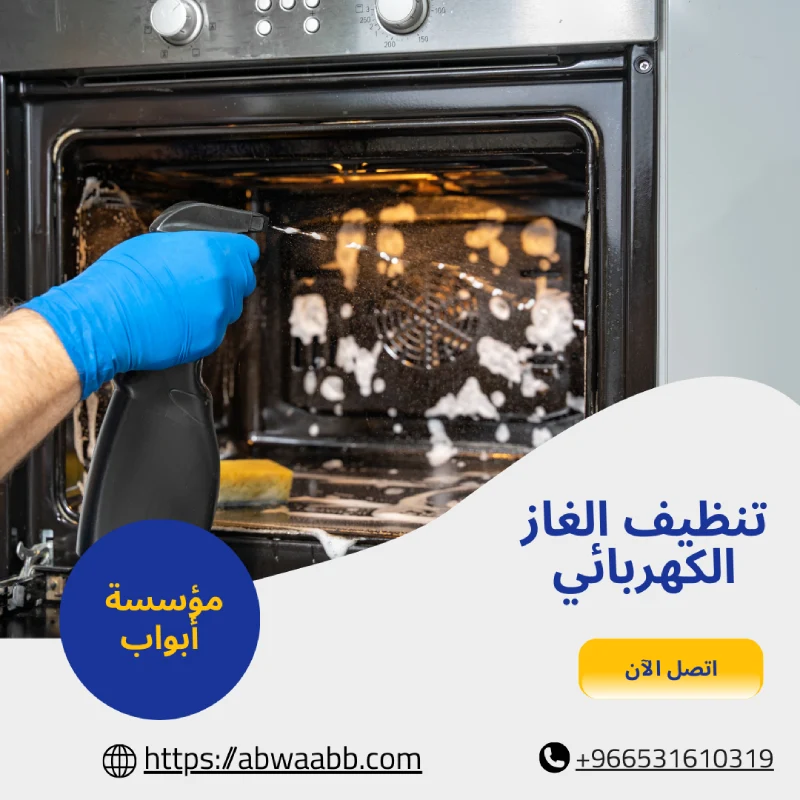 تنظيف الغاز الكهربائي
