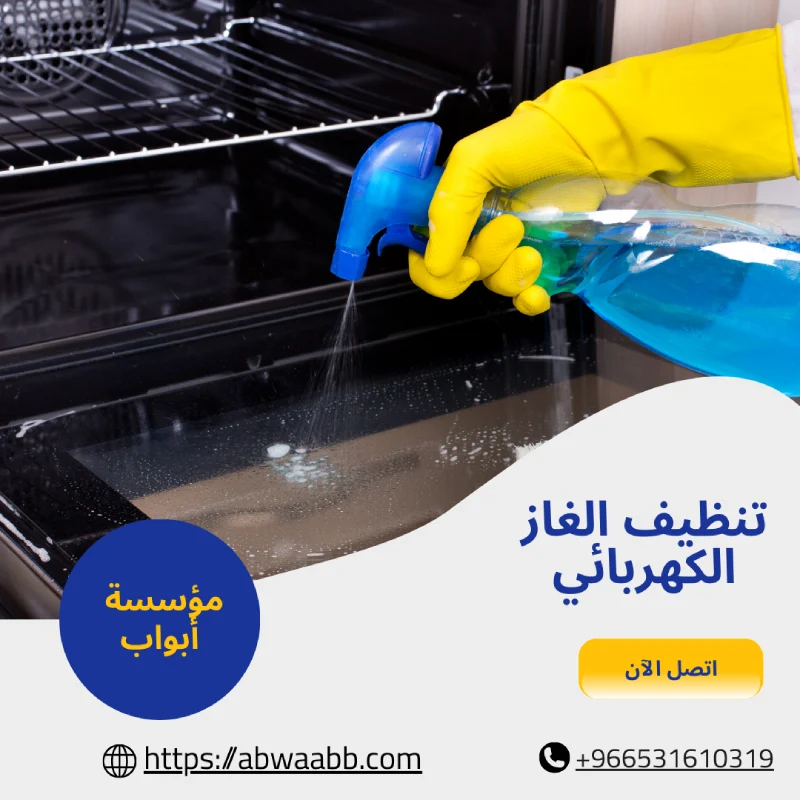 تنظيف الغاز الكهربائي